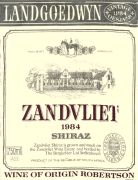 Zandvliet_shiraz 1984